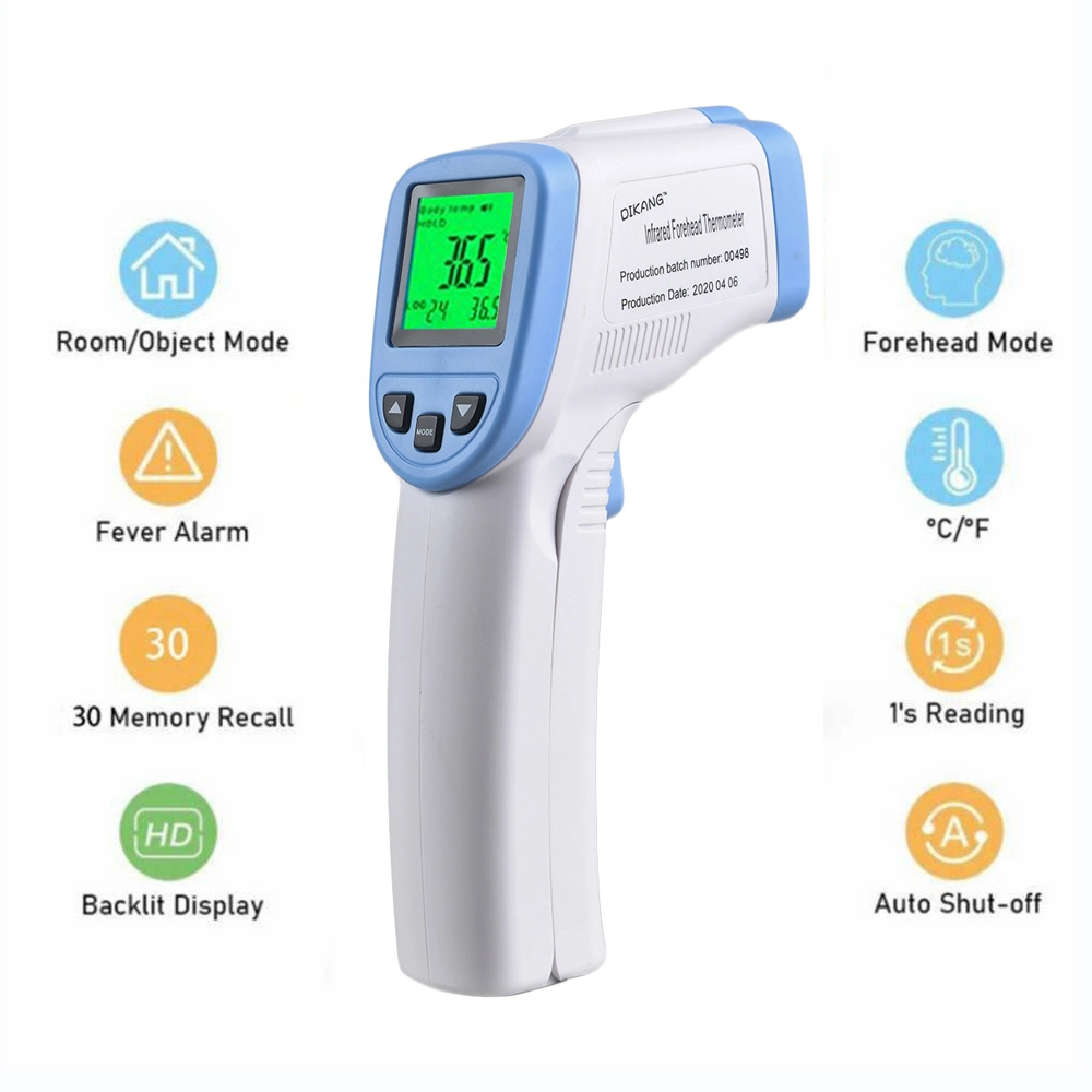 Wholesale Fever Digital Infrared Forehead Thermometer Factory Hand-Held Thermometer Factory