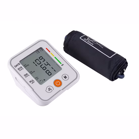 Electronic Digital Portable Automatic Heart Rate Pulse Wrist Blood Pressure Monitor