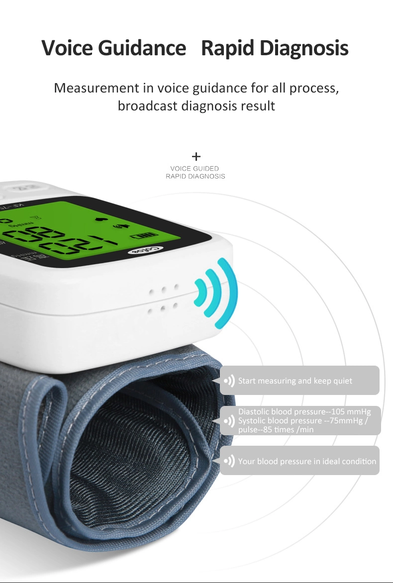 Portable Wrist Type Blood Pressure Monitor